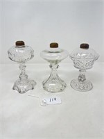 3 Oil Lamps