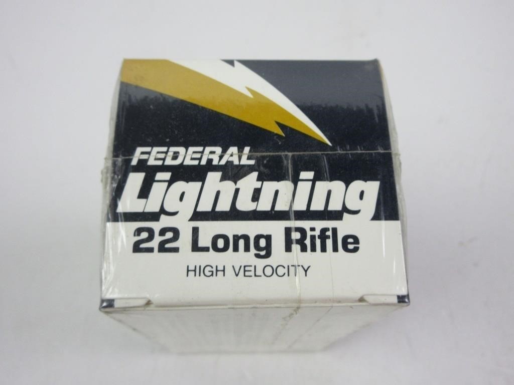 22LR Federal Lightning, 500 Rounds | Matt Ramsey Auctions