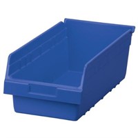 Plastic Nesting Storage Bin Boxes 18-Inch x 8-Inc