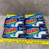 4 packs of Drano Foamer