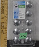 10-pack cabinet knobs - new