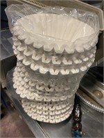 Large stack of XL coffee filters