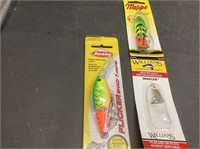 Assorted fishing lures