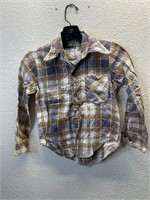 Vintage 1970’s Sprouse Cotton Plaid Flannel Shirt