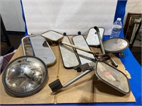 Group of Vintage Truck Mirrors