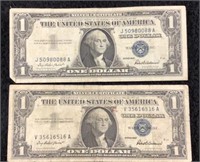 2 - 1957 Silver Certificates