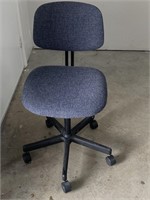 Rolling Blue Office Chair