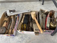 Pipe wrench and misc tools