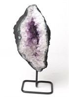 Lovely Ovoid Crystal Amethyst Geode