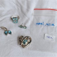 Topaz/Sterling Silver Jewelry