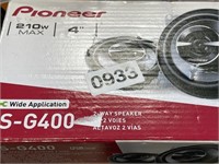 PIONEER 2 WAY SPEAKER RETAIL $120