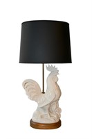 Porcelain Rooster Table Lamp