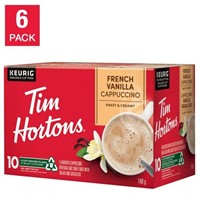 60-Pk Tim Hortons French Vanilla Cappuccino K-Cup
