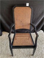 Wood & Cane Arm Chair Fair Condition