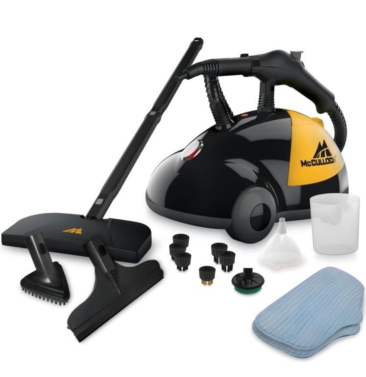 McCulloch MC1275 Heavy-Duty Steam Cleaner with 1