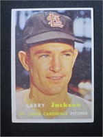 1957 TOPPS #196 LARRY JACKSON CARDINALS