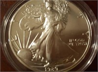 1989 US American Eagle Liberty Silver Dollar
