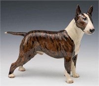 Royal Doulton Large Striped Bull Terrier Figurine.