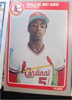 Lot of 4 VTG Willie McGee Cards See Pics