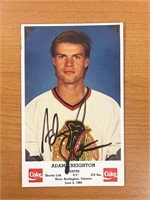 Adam Creighton 1989-90 Official Chicago Blackhawks