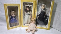 5pcs. EFFANBEE Dolls 3 in original packaging