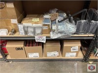 assorted hardware L brackets ,strap hinges ,