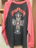 COOL OLDER GUNS N ROSES LONG SLEEVE TEE-XL