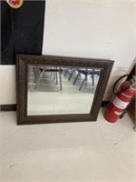 Wood mirror