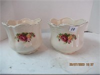 2  5" Flower Pots