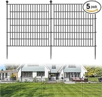 5 Panels No Dig Garden Fence For Outdoor Yard