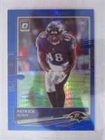 2020 DONRUSS OPTIC PATRICK QUEEN RC BLUE PRIZM