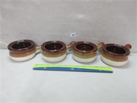 SET OF 4 ONION SOUP BOWLS