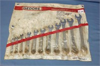 Gedore 11Pc Combination Wrench Set