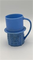 Mr peanut bold blue mug