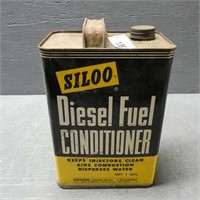 Early Siloo Diesel Fuel Conditioner Adv Tin Can