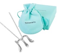 Tiffany & Co. M Initial Necklace