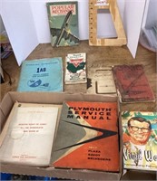 Lot of vintage books & manuals
