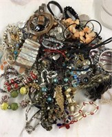 68 ounces costume jewelry --mainly necklaces