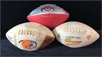 Cleveland Browns & Ohio State Footballs