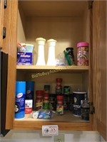 Contents of Kitchen Cupboard   Spices etc.