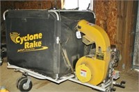 Cyclone Rake Z10 lawn vac, 10 hp electric start