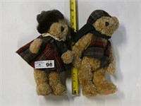 Pair of Jointed Plush Bears