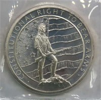 Right to Bear Arms Troy Oz. Silver