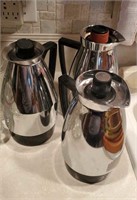 Stainless coffee carafes