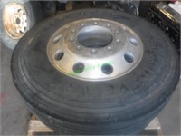 Aluminum Semi Wheels & Tires *BID X 2*