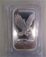 1oz. .999 Fine Silver Bar - Eagle Bar