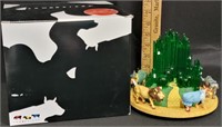 Cow Parade Wizard of Oz Animated Music Box