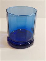 Cobalt Blue Old Fashioned Rocks Glass Anchor