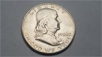 1950 D Franklin Half Dollar Uncirculated