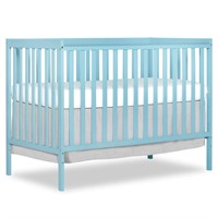Dream On Me Synergy 5-In-1 Convertible Crib In Aqu